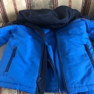 Athletech 2in1 jacket -blue  size 4/5
